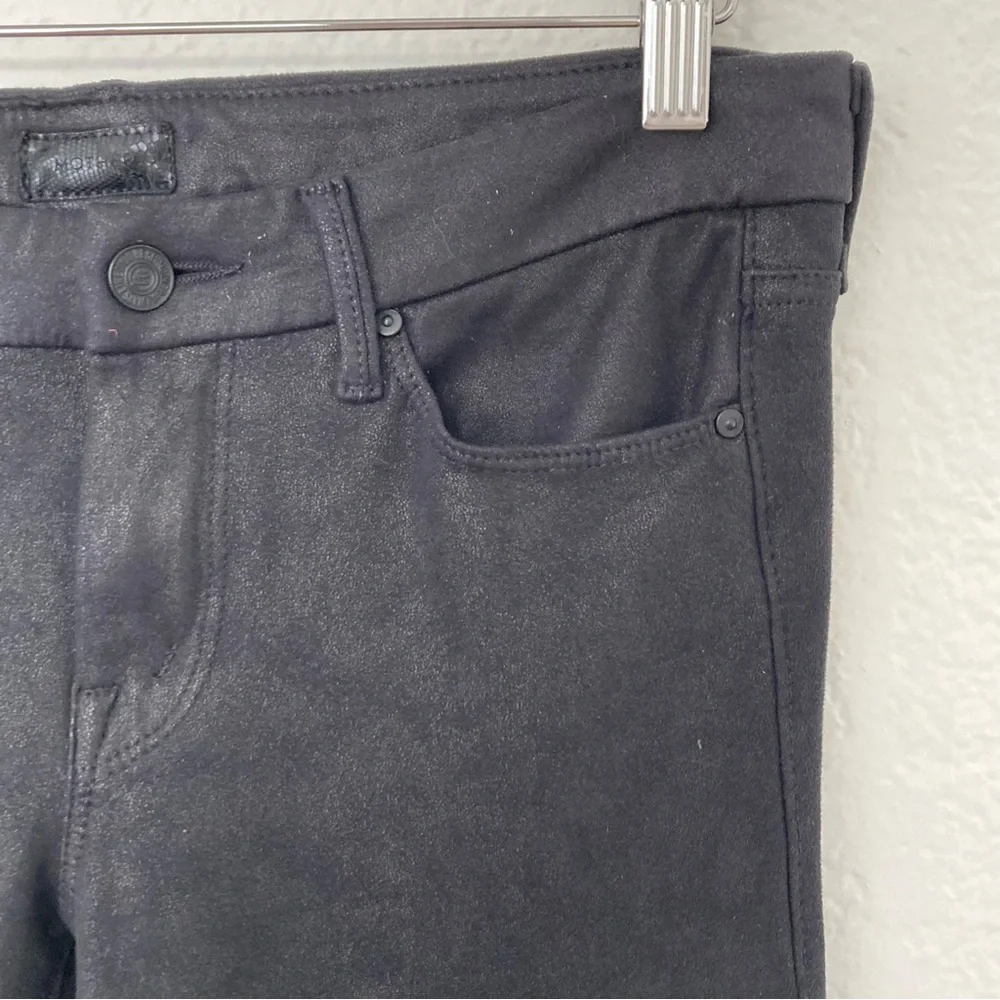 MOTHER The Looker in Look But Don’t Touch Faux Suede Jeans, Size 28 - Picture 2 of 9